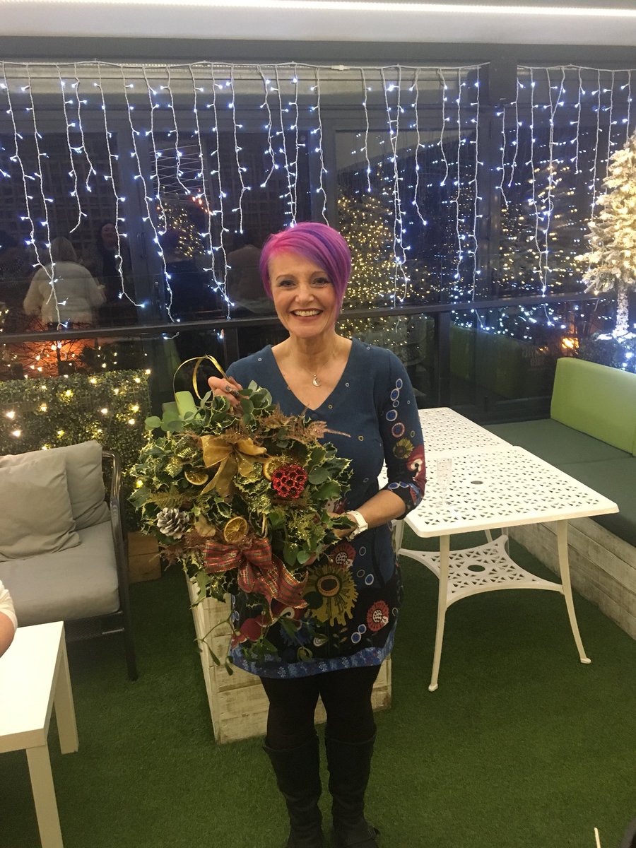 Flower_Couture's tweet photo. More pics of the fabulous wreaths created by these lovely ladies at our 1st wreath class of the week held at @PottingShedBing #flowercoutureflowerschool #wreathclass #bingley https://t.co/As9TtVEaYB