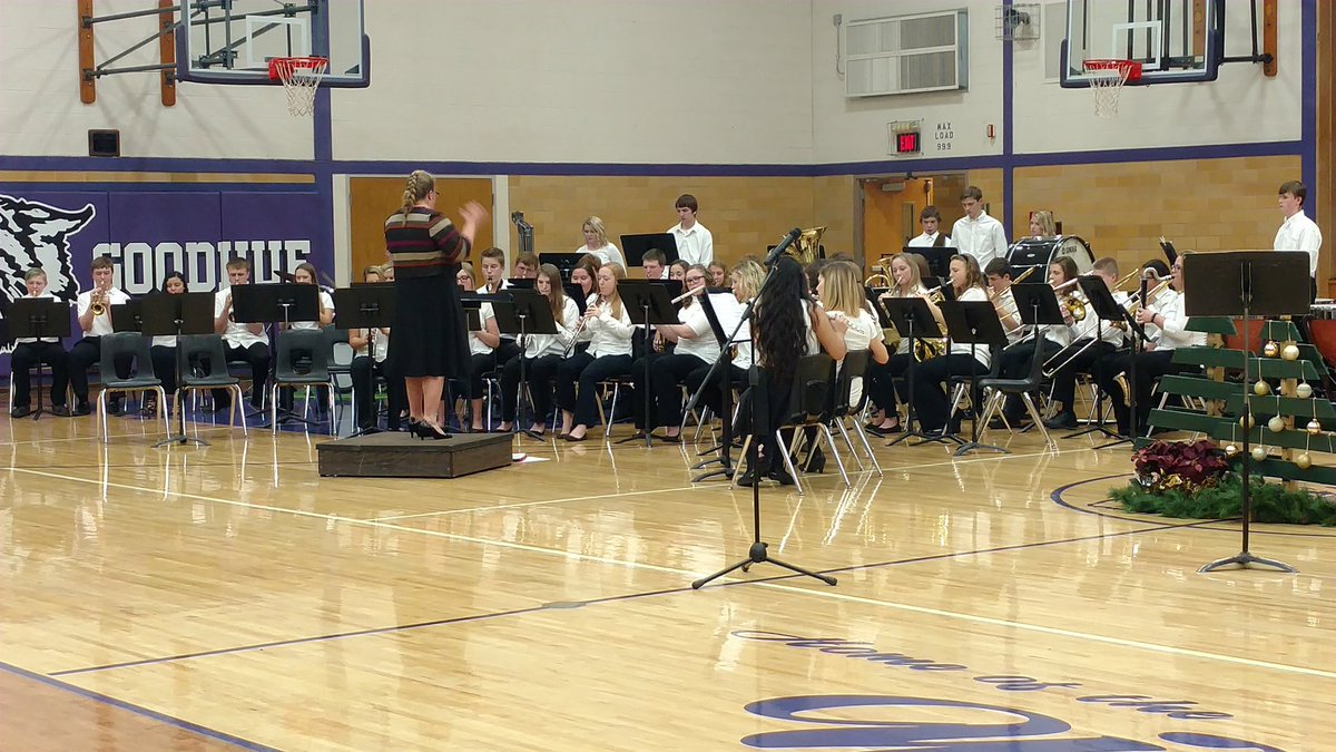 Well done Director Lundak and the entire music staff and students at Goodhue. #goodhueschool
