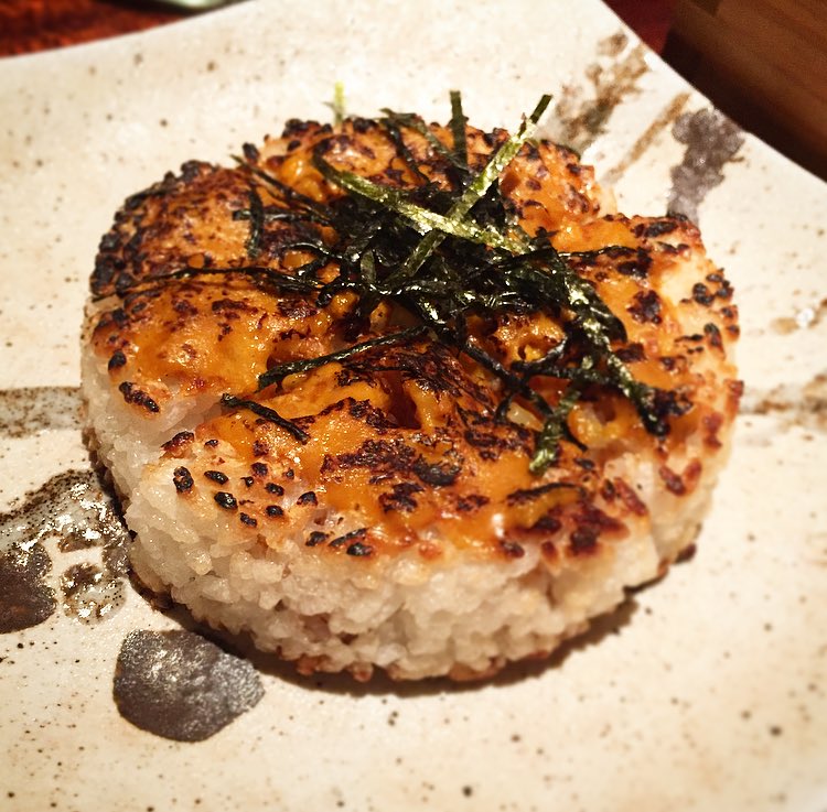 inkjacket's tweet photo. Where have you been all of my life?? 🔥🍙 #youdeliciousSOB #uni #yaki #onigiri #unilover @YopparaiNYC ✌️✨🍶 #arigatogozaimasu 🙏 https://t.co/lLnWQsplTg