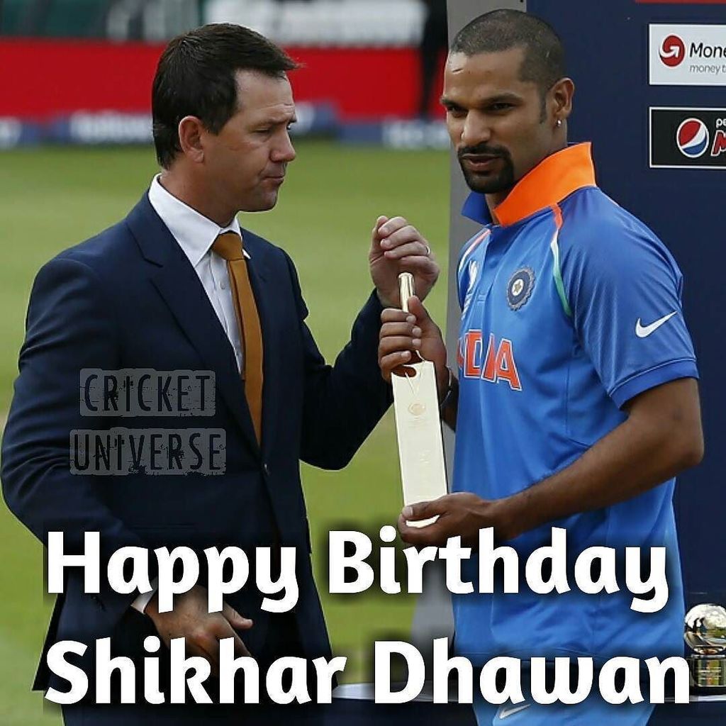 Wishing Shikhar Dhawan a Very Happy Birthday! 