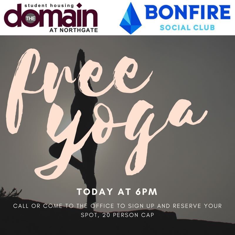 . <a href="/DomainNorthgate/">Domain at Northgate</a> is kicking off Resident Appreciation week TONIGHT with a free yoga sesh &amp; some energizing goodies! #S2SProperties