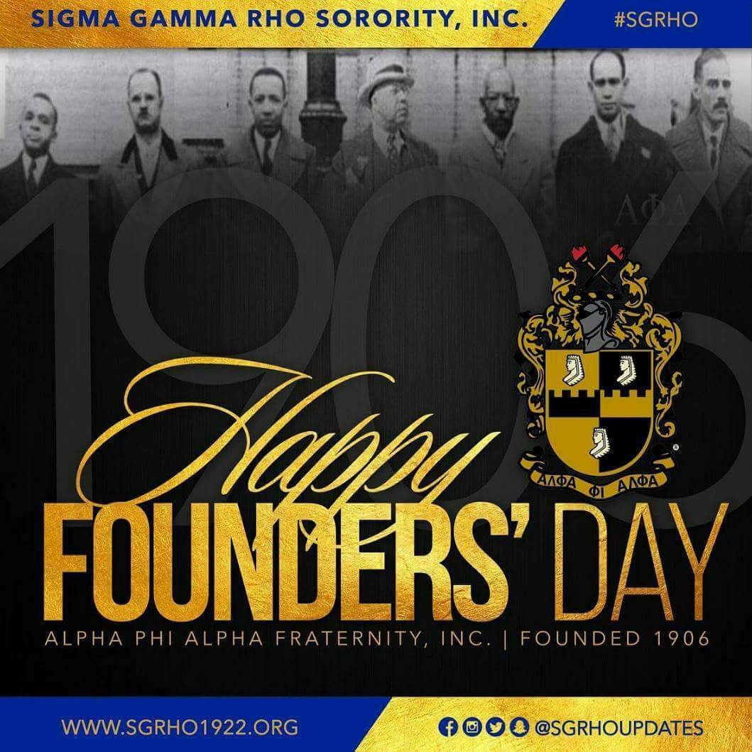 Happy Founders’ Day to the Men of Alpha Phi Alpha.