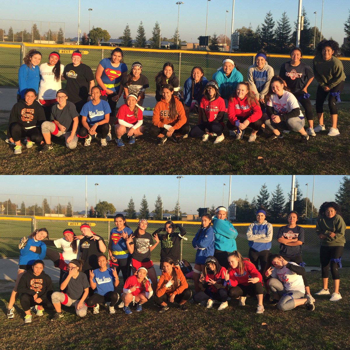 SelmaHSSoftball's tweet photo. Wrapping up fall workouts with an Olympic competition day! 🇺🇸 Team White got the gold!🥇 https://t.co/C62Zvg85Tm
