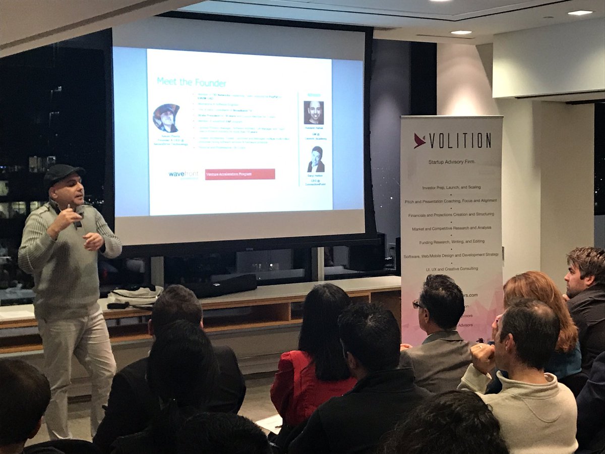 Startup_YVR's tweet image. We&apos;re half way through the eight pitches at @thisisvolition Investor #PitchNight at @FaskenLaw. Looking forward to the next four passionate entrepreneurs! Thanks to title sponsor @Kirke_group for making this happen. #PitchCircuit