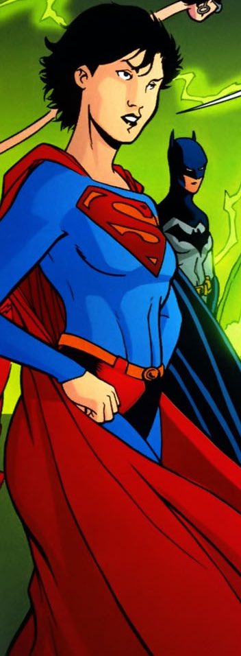 so Supergirl's Earth 11 self is a boy goes by Superlad and Superman is Superwoman in that same timeline well I'm about to make Superlad so I'm already flipping my Terrax the Tamer to it