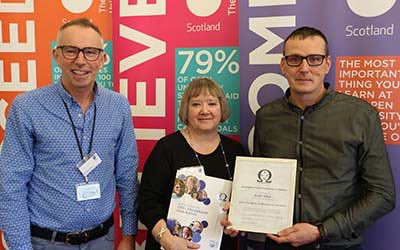 BurnockEACH's tweet photo. Proud to have Keith as part of our team  #BurnockEACH  who was diagnosed as being dyslexic during his degree with OU receiving his nursing registration below. https://t.co/MIXmrf9goh