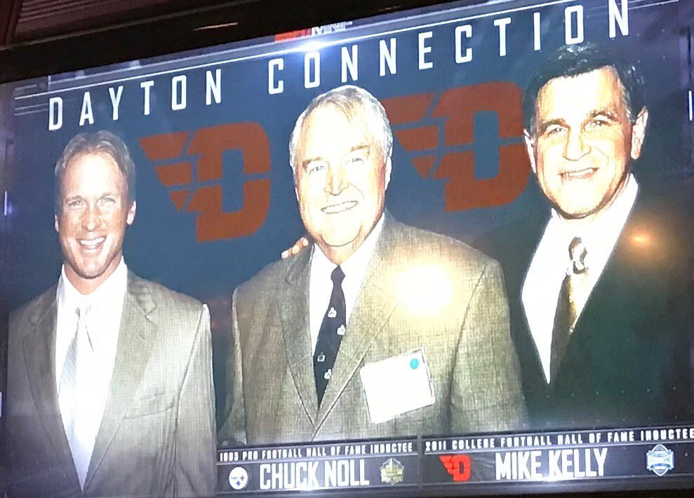 Monday night football showing off our great tradition...<a href="/DaytonFootball/">Dayton Football</a> <a href="/NFL_MNF/">MondayNightFootball</a> <a href="/espn/">ESPN</a>