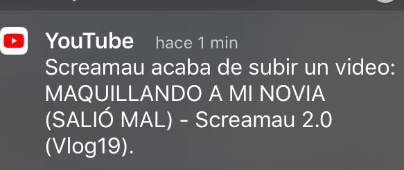 ScreamauTeam's tweet image. Las mejores notificaciones:) @screamau