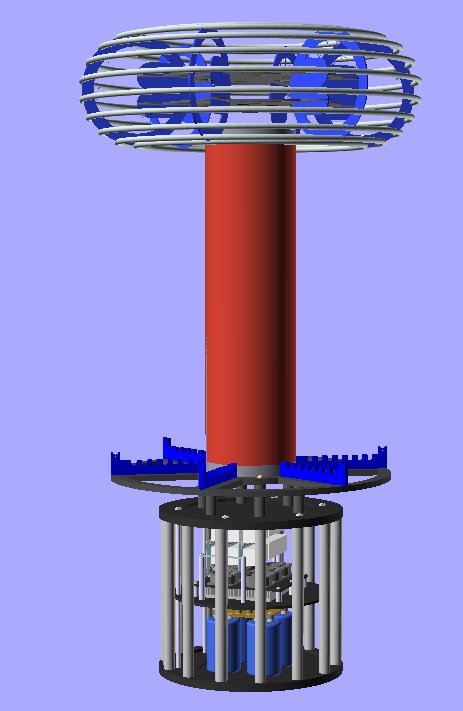 ArcAttack's tweet image. Working on a new Tesla coil design with @openscad!