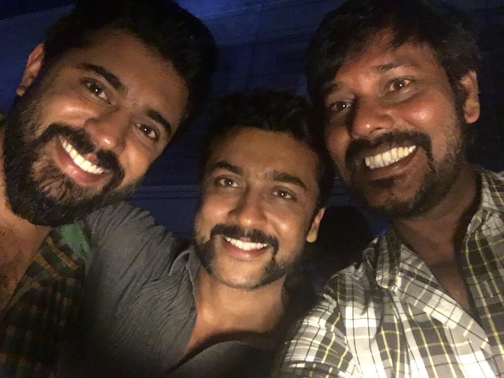 Kishoregoffl's tweet photo. Suprb Pic

@Suriya_offl 
@NivinOfficial 
@natty_nataraj 

All  d bst  to #Richie_Team

 #RichieFromDec8

Wishes  by #SFC https://t.co/Fakgn77Alp