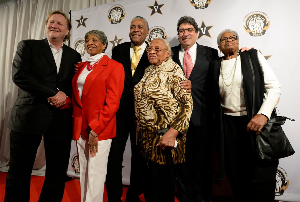 Tennessean's tweet photo. The documentary 'Triumph' (@PerryWallaceDoc) made its premiere in Nashville tonight, honoring the legacy of Vanderbilt legend Perry Wallace, the SEC's first black basketball player. More photos here: https://t.co/KzFpcdxDE0 https://t.co/GpYKErCNoH