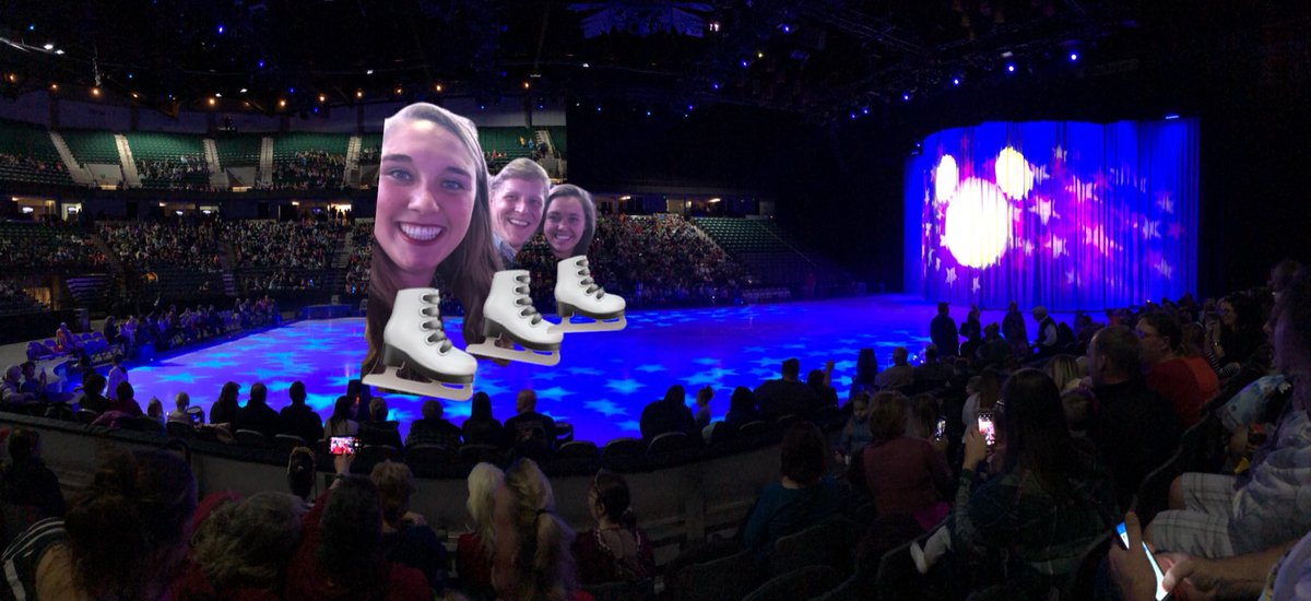 JamieCatherine4's tweet photo. Went to Disney on ice with my sister and brother-in-law last Friday, and I sent this picture to my family after and told them we were the main entertainment for the night, and I get this text from my sister tonight....smh mom😂🙄 https://t.co/o9riye9pAN