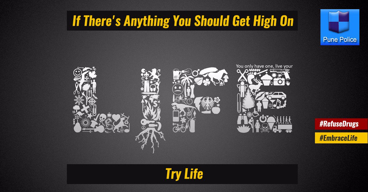 Life might throw a lot of questions at you.
But drugs is not the answer. 
#RefuseDrugs  #EmbraceLife