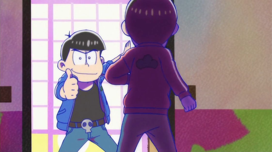 内田 En Twitter おそ松さん 2期10話 Aパート カラ松とチョロ松の組み合わせも珍しい チョロ松が他の兄弟の物真似をするところがこのパートのハイライト Bパート 新入社員トト子がクズすぎる Cパート 全裸でアフレコに臨むのはお約束か このアニメは何かある