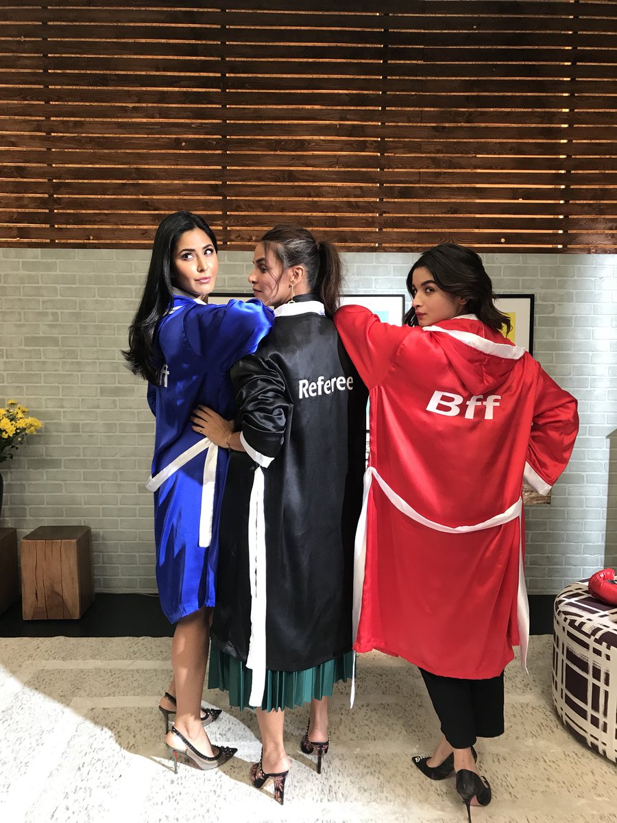NehaDhupia's tweet image. Gorgeous and goofy. Just how we like our BFFs on #BFFsWithVogue. Wait for the new nimbusutra 🍋 with @aliaa08 n #katrinakaif coming soon on #bffswithvogue only on @colors_infinity 🔥🌶