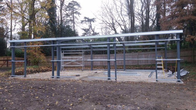 OdoniElwell's tweet image. We are in the process of installing a portal frame building at a stately home in Surrey designed by our product designer Stuart. The building will be used as a large gardener's building storing lawn mowing equipment and more! #StorageSolution #Design odoni-elwell.com/products/porta…