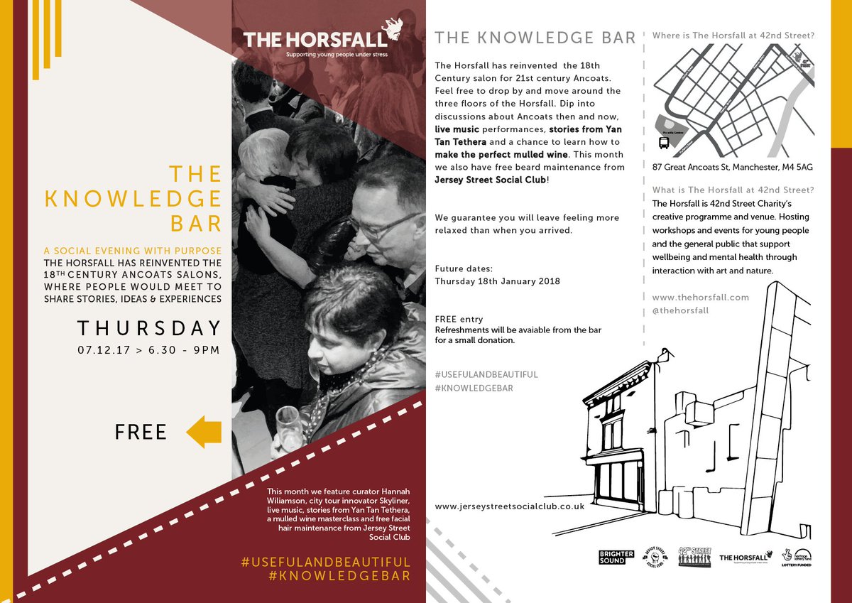 TheHorsfall's tweet photo. This Thursday #Davidjaggs from @TheRagamuffins will be playing at #theknowledgebar Free entry- and mulled wine! 6.30-9pm. https://t.co/G9FxSvJR5R