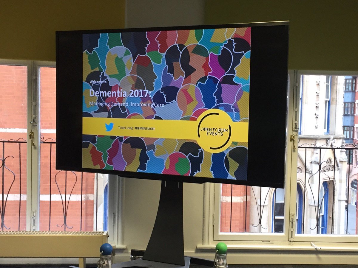 Today we are attending the 'Managing Demand, Improving Care' Dementia 2017 conference in Birmingham at <a href="/studiovenues/">thestudio...</a> @DEMENTIAOFE