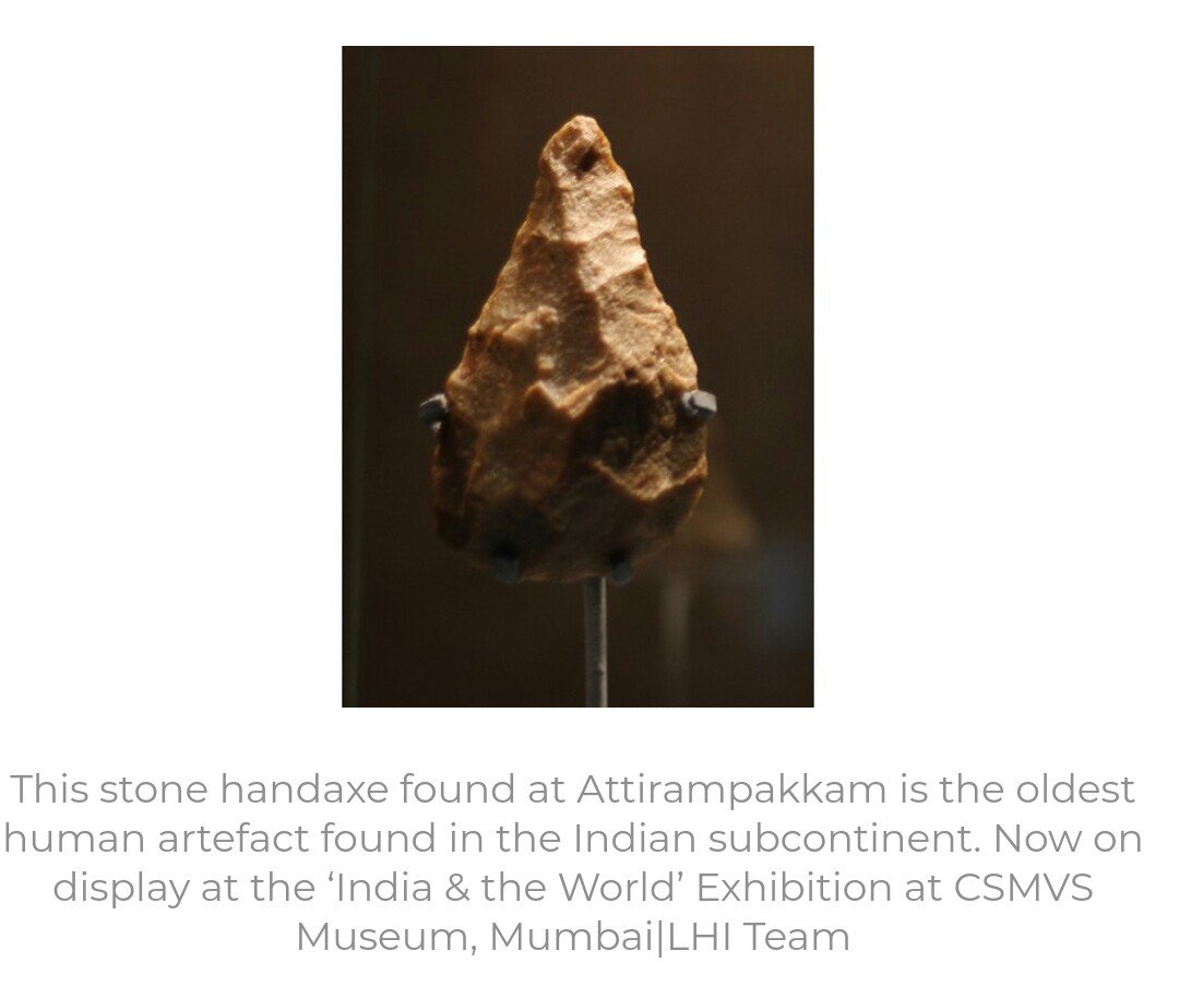 South Asia is a very curious case. We have footprints, stone tools, rock art and other indirect evidences of very early hominid presence but such a starving dearth of actual fossils! Even H sapiens remains are scarce!