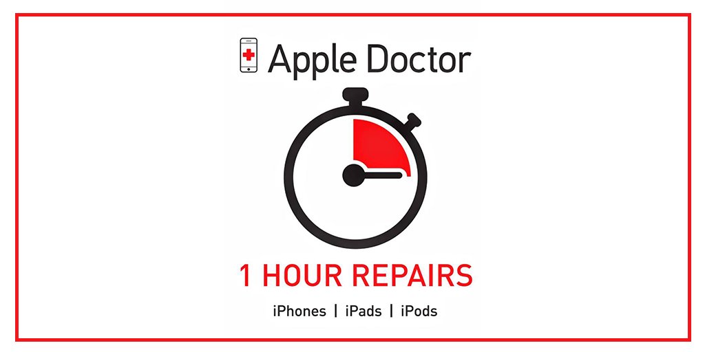 therealrepairco's tweet photo. Did you know that it only takes 1 hour to repair your iBaby's screen? 👌 No jokes!! you'll barely have time to be sad about the injury! 😆 Bring your iPhones, iPads and iPods for quick and efficient screen repairs at Apple Doctor! 🍎
#1HourRepairs #AppleDoctor https://t.co/nVGZf54YQx