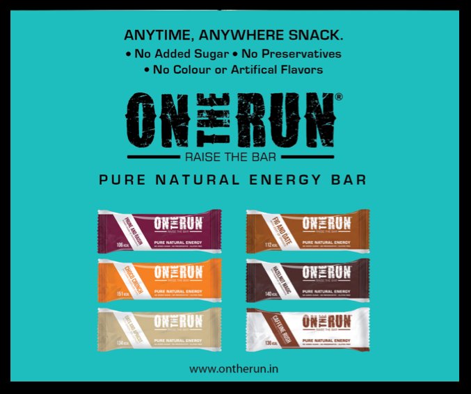 uppercrustmag's tweet photo. Raise the bar with @ontherunin #natural #energy #bars in #flavours such as #fig n #Date #prune n #raisin #oats n #apricot n more, at the Tree Of Life stall at the UpperCrust Food Show from Dec 8-10 at @WTCMumbaiIndia #UCFS2017 #ontherun #foodexhibition #food #wine https://t.co/ymDTjMtxJQ