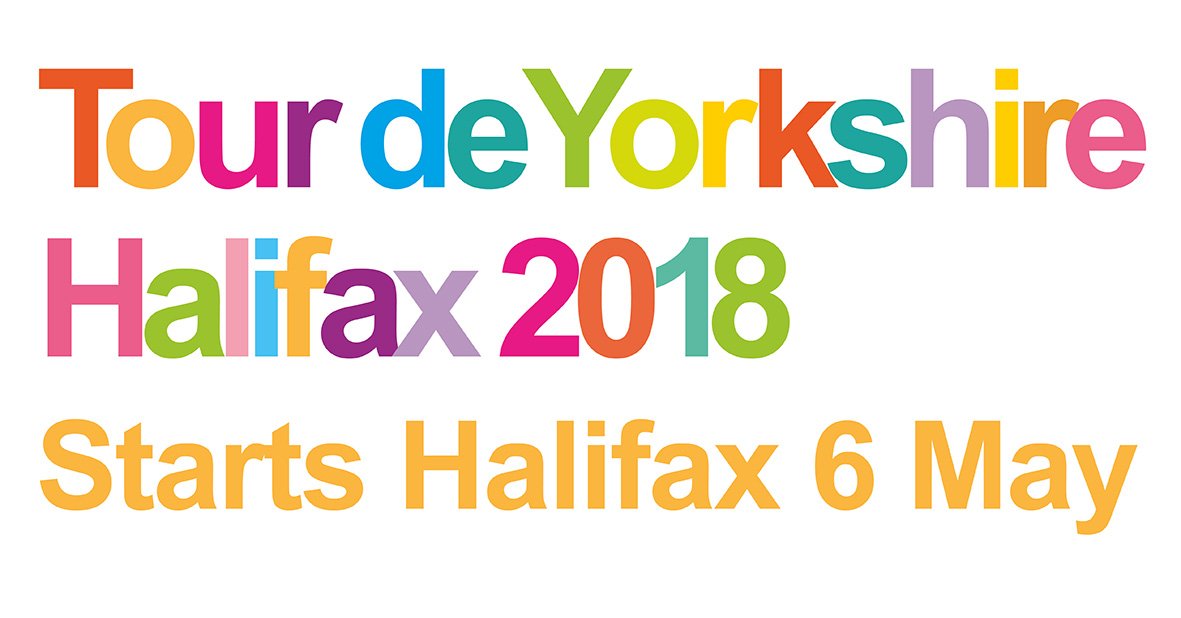 Calderdale's tweet photo. Woo hoo! @GaryVerity announces that Stage 4 of the @letouryorkshire will start @thepiecehall, #Halifax then head to #Luddendenfoot and #Mytholmroyd. We can’t wait! Fantastic news for our area. #Yorkshire https://t.co/Se13lVjnt0