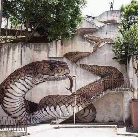 Street art in Guarda, Portugal