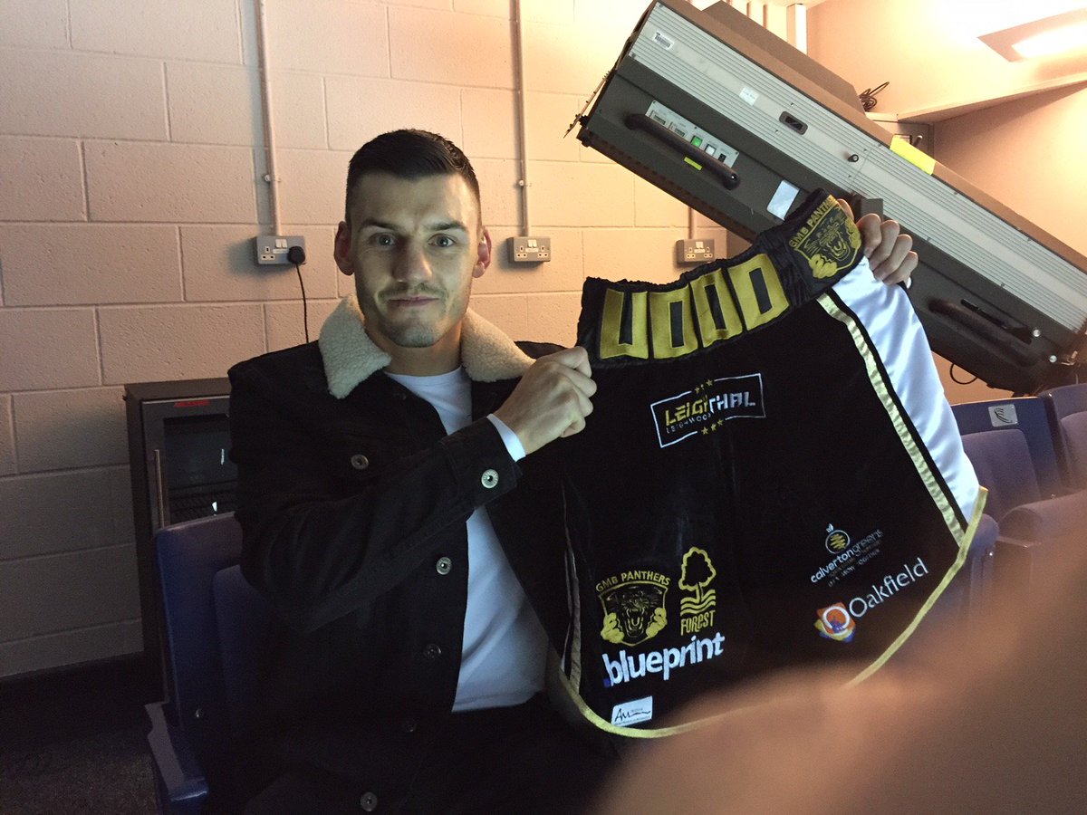 PanthersIHC's tweet photo. Saturday, the Panthers beat the Steelers under the watchful eyes of @itsLeighWood, who came down to show off his awesome new shorts! 
Full story here: https://t.co/blnMDMcXfQ
Hope you had a good time Leigh!!
#WelcomeToNottingham
#LeighTal https://t.co/nXCdcfxUl1