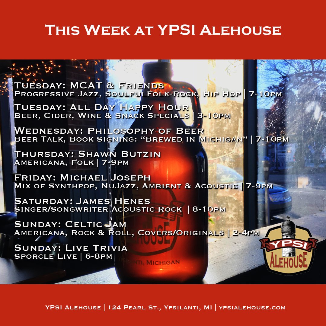 #livemusic #happyhour #alehouse #mibeer #trivia #ypsireal