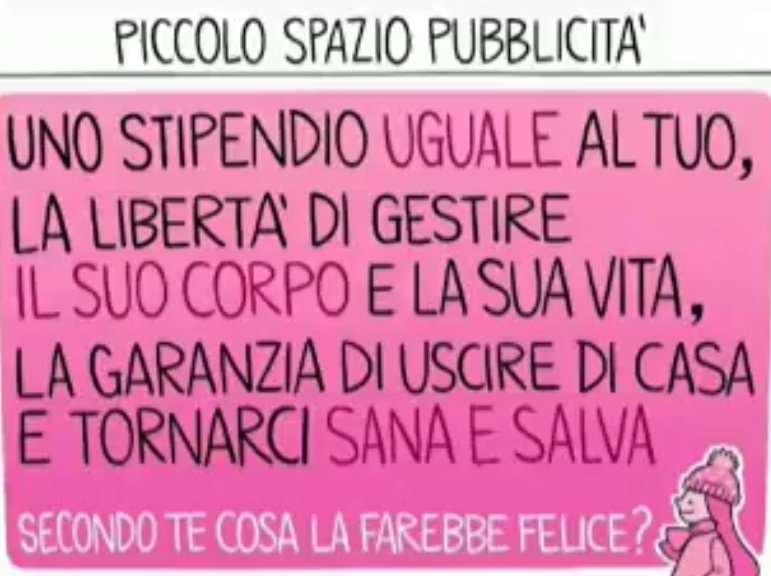 moriroberta's tweet photo. Questi sono i messaggi che ci farebbero felici ... #dirittoallafelicità #rispetto #dirittidelledonne #libertà #avantitutte #implacabili #GenderPayGap #Equality https://t.co/XA3hOvOWRR