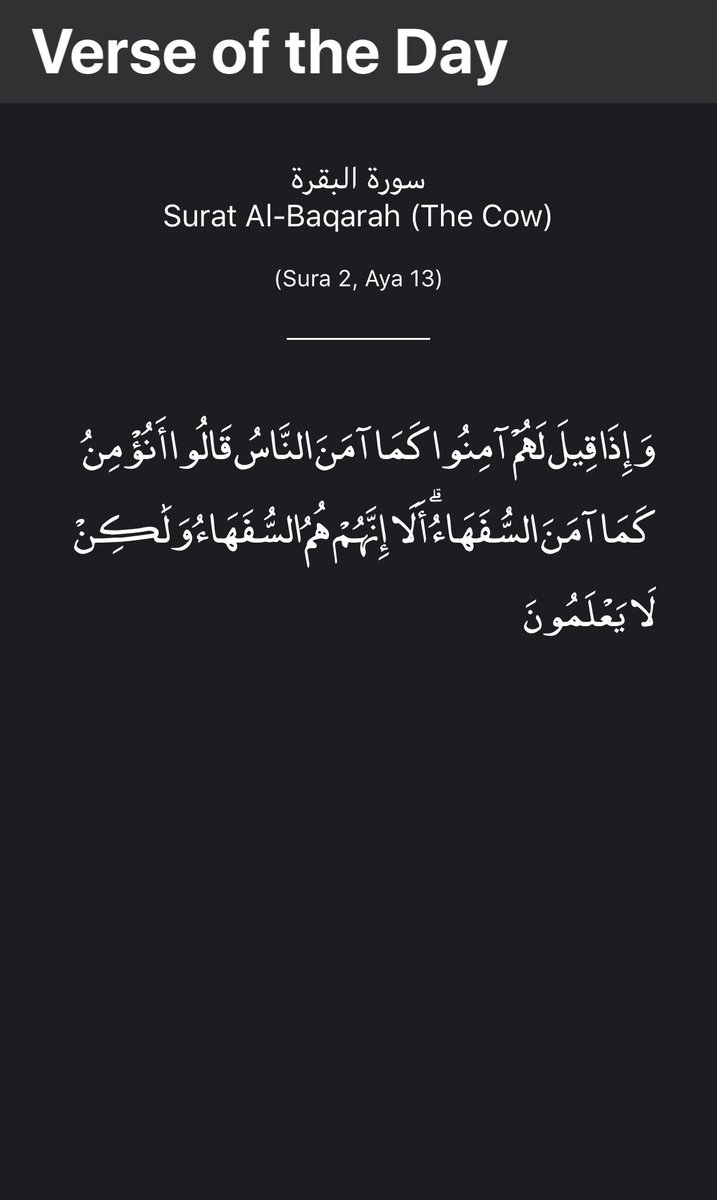 QuanticAppIslam's tweet photo. Verse of the day #quranpro https://t.co/hSDyFO0xgq