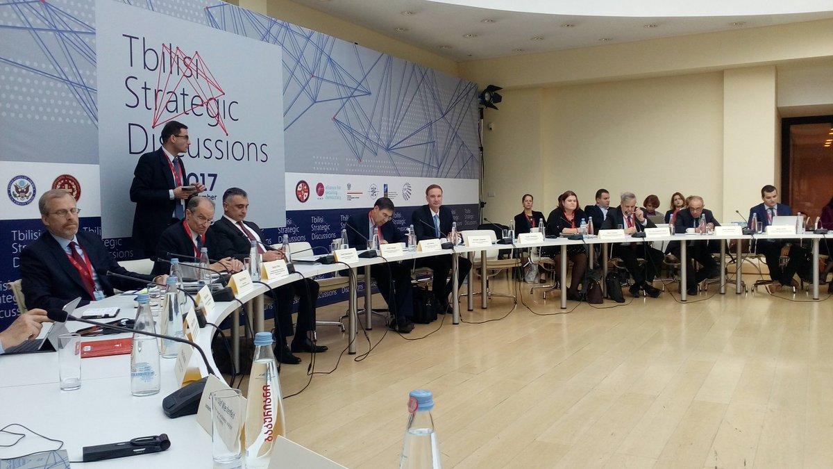 JanCingel's tweet photo. 2nd Panel of #TSD2017 on #NATO 's enhanced role on the Eastern flank- MAPping #Georgia 's path to NATO membership? ๐ฌ๐ช
@GLOBSEC https://t.co/IHn7EgUNbw