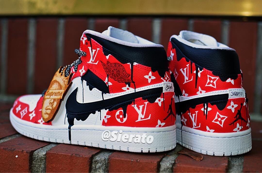 スニーカープレイス on Twitter: &quot;Louis Vuitton × Supreme × Nike Air Jordan 1 via:sierato https://www.cinemas93.org/louis-vuitton-trouville-multicolor-white/ ...