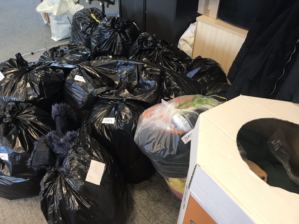 Chestertons_CW's tweet photo. Thanks so much to everyone that donated coats to Calling London this November, Canary Wharf branch collected an amazing 281 that will go towards those most in need !! @CallingLondonUK #coatdrivecollection @Chestertons https://t.co/4nif8Vzkka