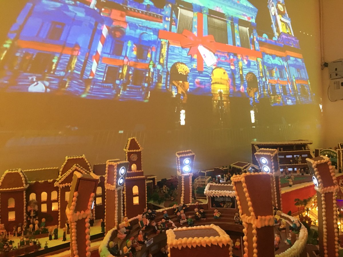 Hint: don’t visit the gingerbread village at dinner time! #cityasasnack <a href="/cityofmelbourne/">City of Melbourne</a>
