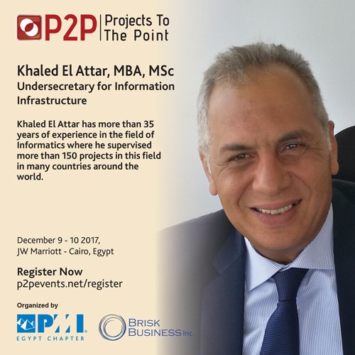 PMIEgyptChapter's tweet photo. #Who's_speaking_at_P2P2017? Meet Khaled El Attar, Undersecretary for Information Infrastructure
#P2P2017 #HSOIC #PM #PMI
https://t.co/PNlB454tfg #Program #Project #Change https://t.co/yUgJn1D5uN https://t.co/UIJJQB7OVu