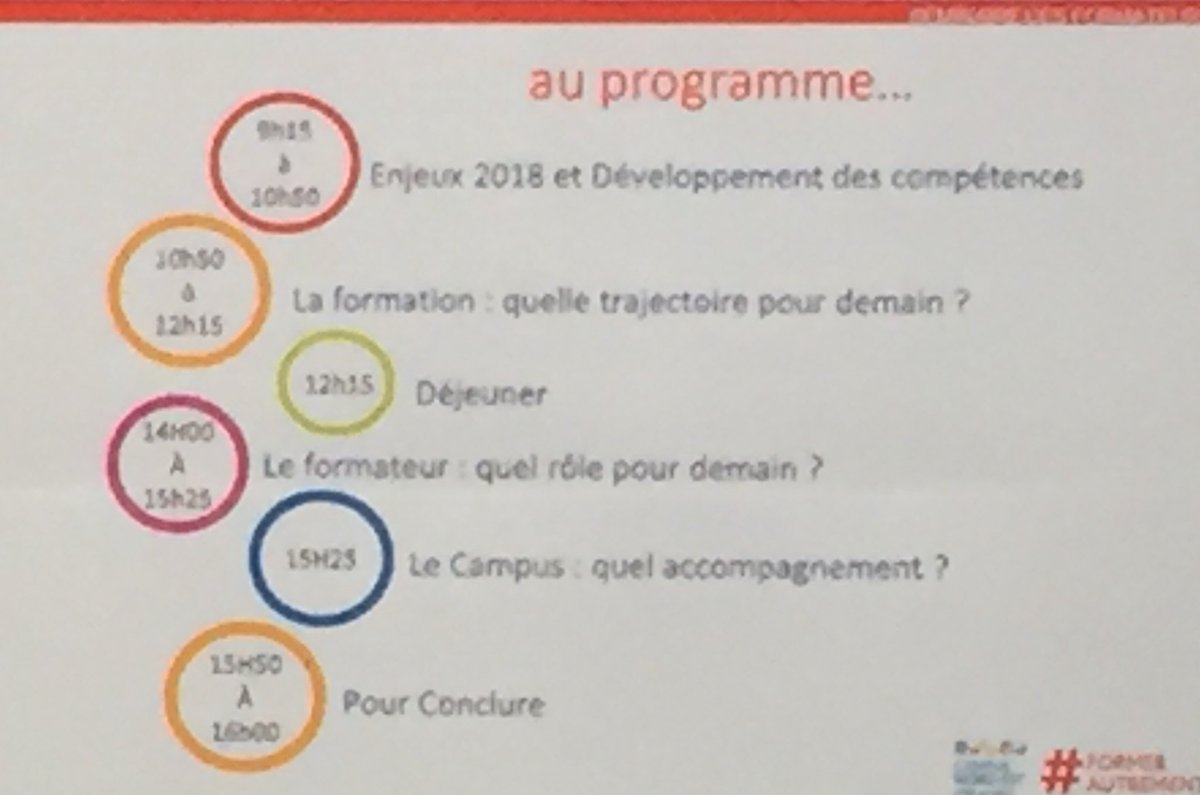 #FormerAutrement Séminaire des formateurs occasionnels Campus Nord-Est ! Let’s go !