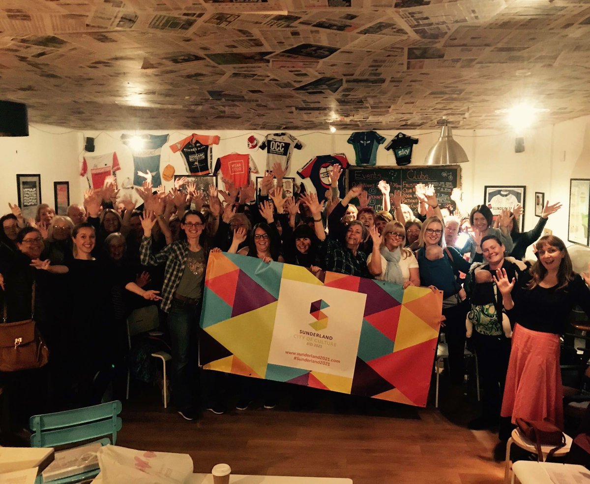 we_make_culture's tweet photo. And the amazing @Cultural_Spring, which has supported the development of @faustoccoffee Pop Choir and of us setting up as an organisation. We’re lucky to have them #sunderland2021  @Sunderland2021 @DCMS https://t.co/YMCxLZoTrm