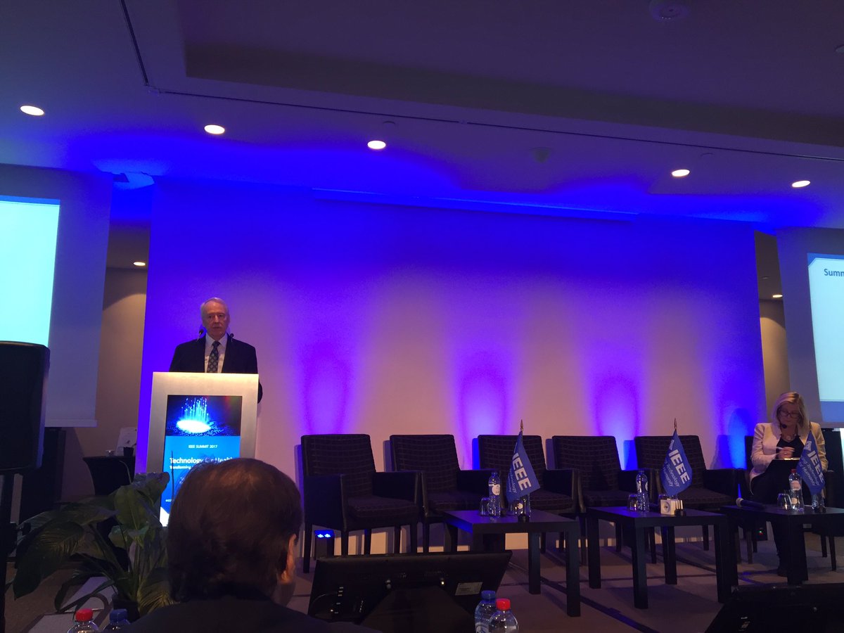 ProfCJJ's tweet photo. IEEE President Elect James Jefferies talks about IEEE's remit in Technology for Humanity @ #IEEEHealthSummit https://t.co/gfIJDo0JXj