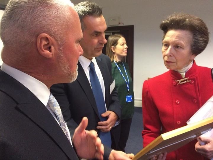 FinlayCo's tweet photo. A proud moment for our Chelsea Gold Medal winning gardeners being introduced to Princess Anne at the World Horse Welfare Charity event recently.  #finlayco  #eppingforestdc #pellings https://t.co/Kbfpp08RSw