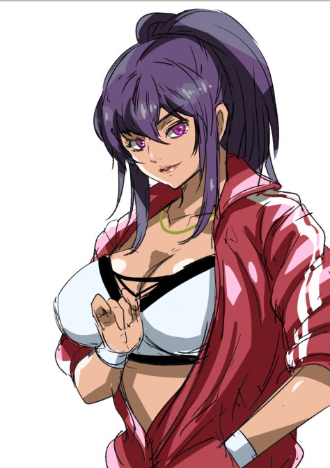 色は仮置き、他のキャラの線画が揃ってから、後で調整します。 