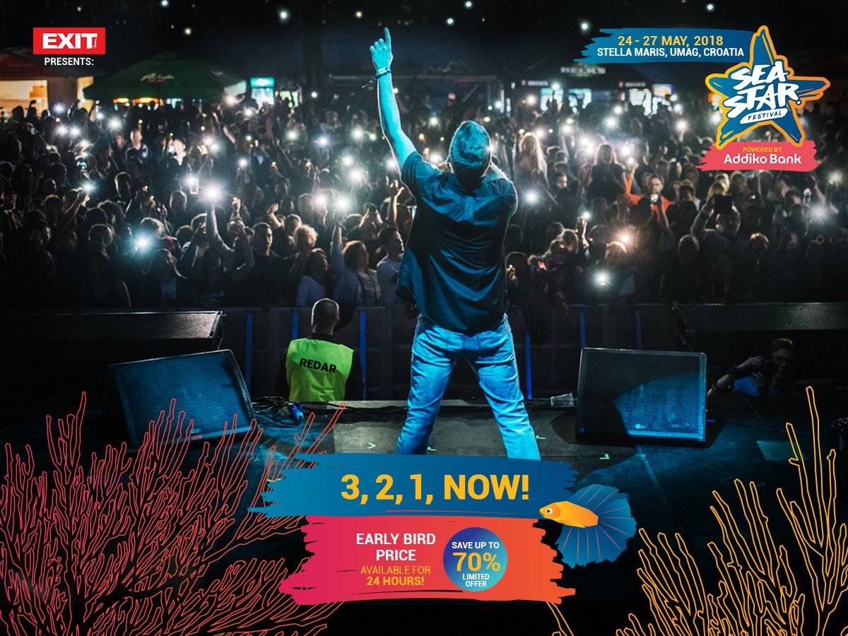 SeaStarFestival's tweet photo. 3,2,1, NOW! 🙌 The time has come! Get those limited early birds, save up to 70% and see you on the beach! 😍😎🎉☀️🌊⛱️ You’ve only got 24 hours so better get them while you can! https://t.co/pjpoXznDTY https://t.co/ach1CR6eH1