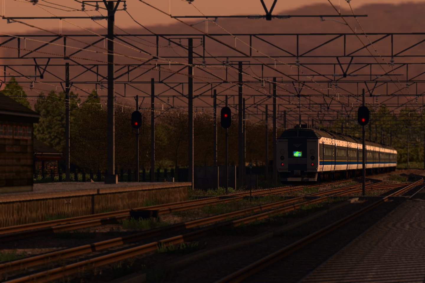 2ol レイアウト Layout 1715 電化幹線途中駅を公開 Railsim T Co Gx1efgvme6