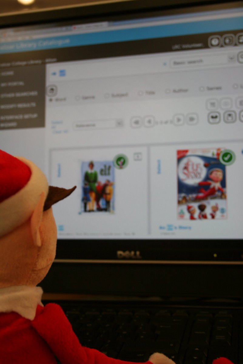 Treloar_TechHub's tweet image. Not sure what to watch or read this Christmas? Then log on and check out your school/college catalogue @SoftlinkEurope, our Elf is already making his selection.