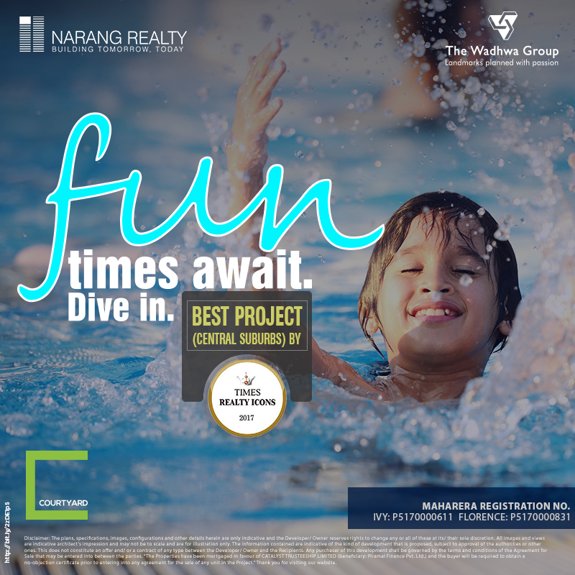 narang_realty's tweet photo. Splash. Ripple. Whoosh. The kid’s pool at #CourtyardThane sounds like a summer vacation every day. Visit: https://t.co/1uATt8KnXF

#LifeAtCourtyard #NarangRealty https://t.co/agQdTHuiS6