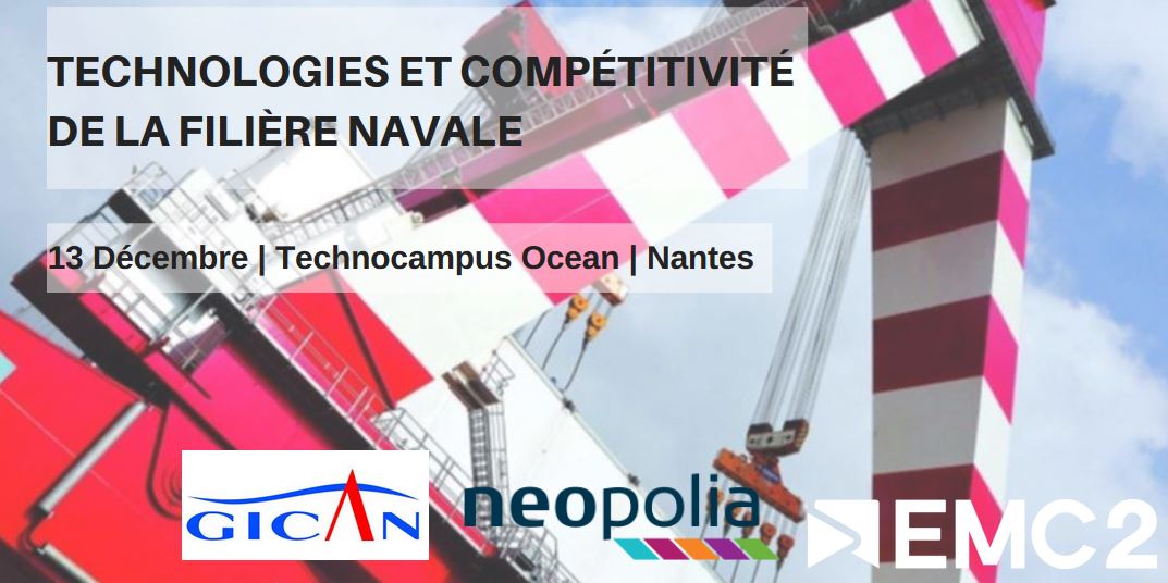 Polemc2's tweet photo. [J-7⌛] #JTEMC2 Mercredi 13 décembre au Technocampus Ocean | #Nantes 👉Inscrivez-vous à la journée technique : Technologies et compétitivité de la filière navale ! https://t.co/RedDyPcVW5  en partenariat avec @Neopolia_ et le @Gican_InduNav #navale #compétitivité #industrie https://t.co/s4zC8fWZMU