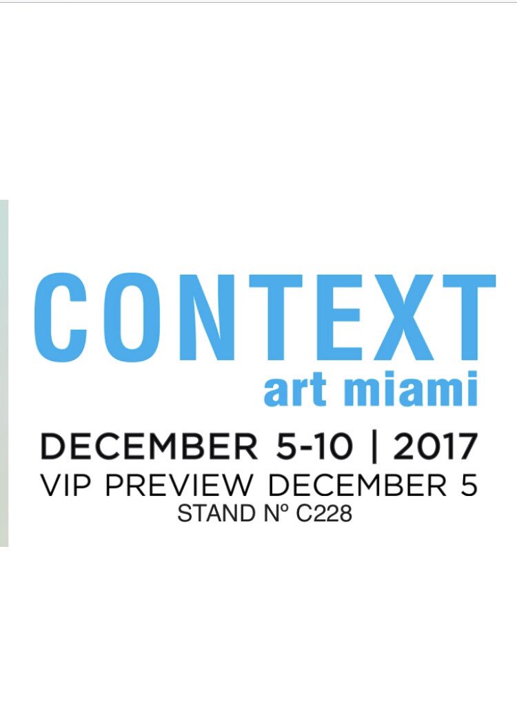 gerardmasp's tweet photo. Until december 10th, at @3PuntsGaleria stand, @CONTEXTArtMiami art fair https://t.co/CG44ii9zcy