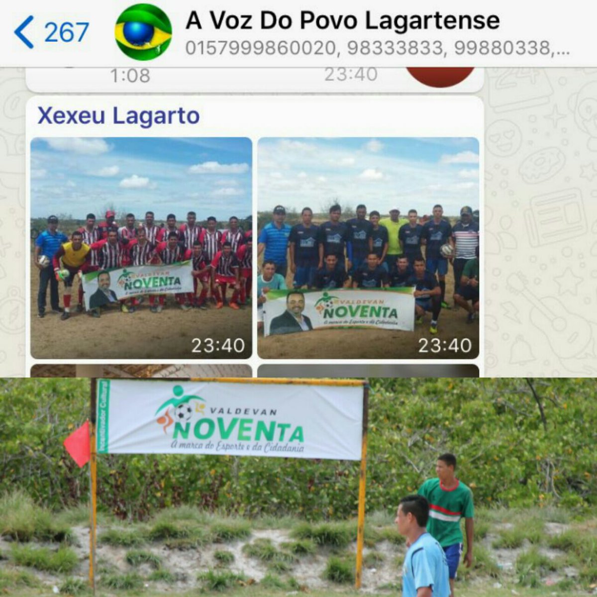 BlogClaudioNun's tweet photo. Valdevan Noventa, pré-candidato a deputado federal “banca” campeonatos de futebol. Cadê a Justiça Eleitoral? Mais: https://t.co/UPxvorrGjd https://t.co/YRF27lyfBF
