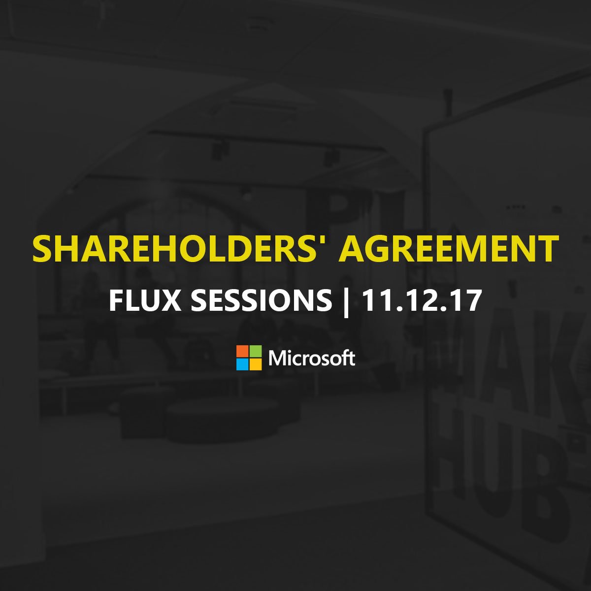 MSFTFlux's tweet photo. Welcome all to the last #FluxSession of the year! We'll talk about Shareholders' Agreement: why you might need one, when you should get it and how you should create it. The session will be run by Harri Kukkula, partner at Lexhill Law Ltd.
Free Register 👉 https://t.co/yFXsdwXnEJ https://t.co/LBbvTu8PWI