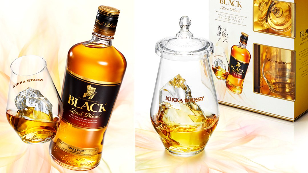 朗報】ついに発売！ #香りに出逢うグラス が「ブラックニッカ リッチ